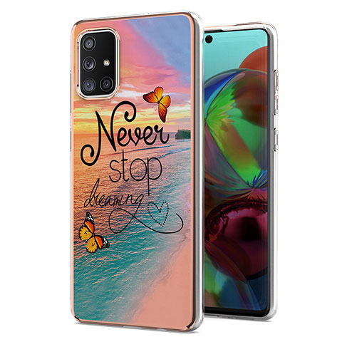 Coque Silicone Motif Fantaisie Souple Couleur Unie Etui Housse Y03B pour Samsung Galaxy A71 5G Mixte