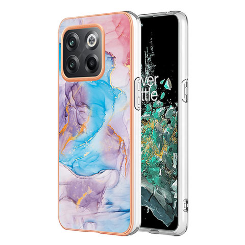 Coque Silicone Motif Fantaisie Souple Couleur Unie Etui Housse Y04B pour OnePlus Ace Pro 5G Bleu