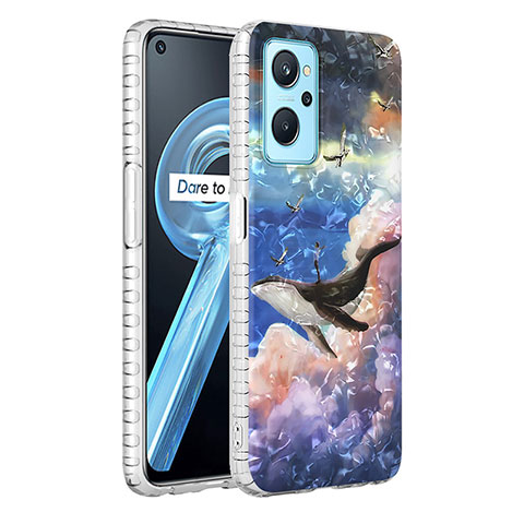 Coque Silicone Motif Fantaisie Souple Couleur Unie Etui Housse Y04B pour Oppo A96 4G Mixte