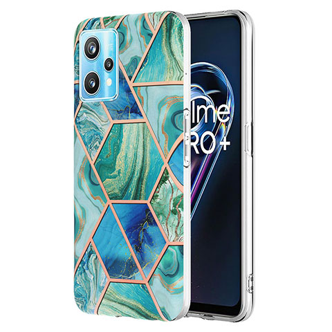 Coque Silicone Motif Fantaisie Souple Couleur Unie Etui Housse Y04B pour Realme 9 Pro 5G Vert