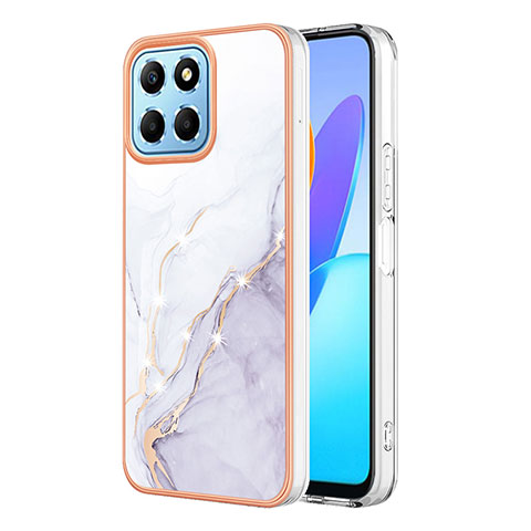 Coque Silicone Motif Fantaisie Souple Couleur Unie Etui Housse Y05B pour Huawei Honor X8a 5G Blanc