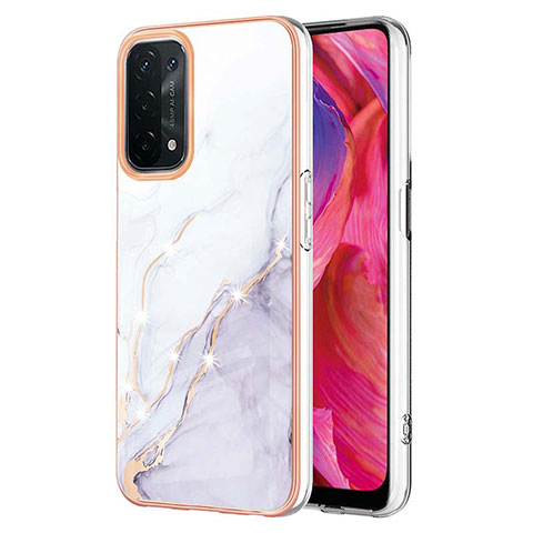 Coque Silicone Motif Fantaisie Souple Couleur Unie Etui Housse Y05B pour OnePlus Nord N200 5G Blanc