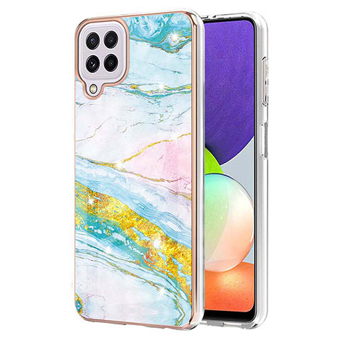 Coque Silicone Motif Fantaisie Souple Couleur Unie Etui Housse Y05B pour Samsung Galaxy A22 4G Colorful