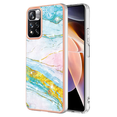 Coque Silicone Motif Fantaisie Souple Couleur Unie Etui Housse Y05B pour Xiaomi Mi 11i 5G (2022) Colorful