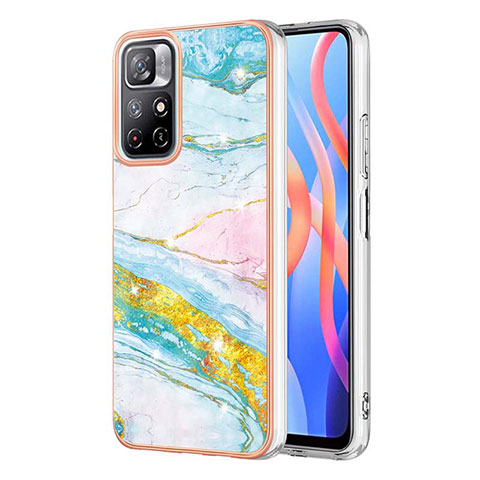 Coque Silicone Motif Fantaisie Souple Couleur Unie Etui Housse Y05B pour Xiaomi Redmi Note 11S 5G Colorful