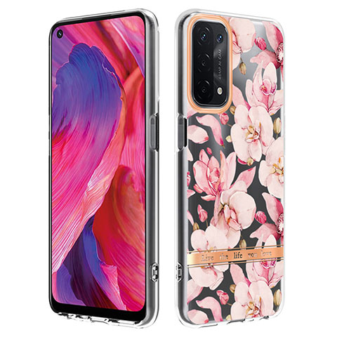 Coque Silicone Motif Fantaisie Souple Couleur Unie Etui Housse Y06B pour OnePlus Nord N200 5G Rose