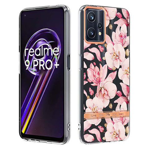 Coque Silicone Motif Fantaisie Souple Couleur Unie Etui Housse Y06B pour Realme Narzo 50 Pro 5G Rose