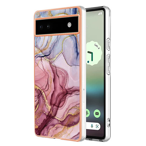 Coque Silicone Motif Fantaisie Souple Couleur Unie Etui Housse Y07B pour Google Pixel 6a 5G Mixte