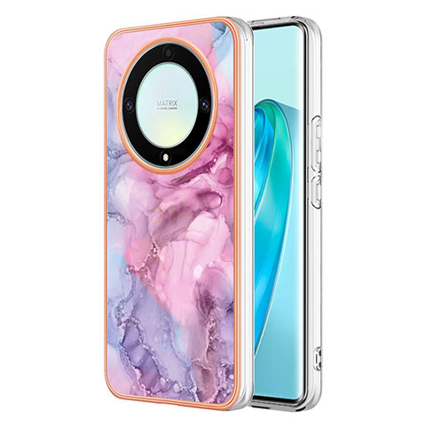 Coque Silicone Motif Fantaisie Souple Couleur Unie Etui Housse Y07B pour Huawei Honor X9a 5G Violet Clair