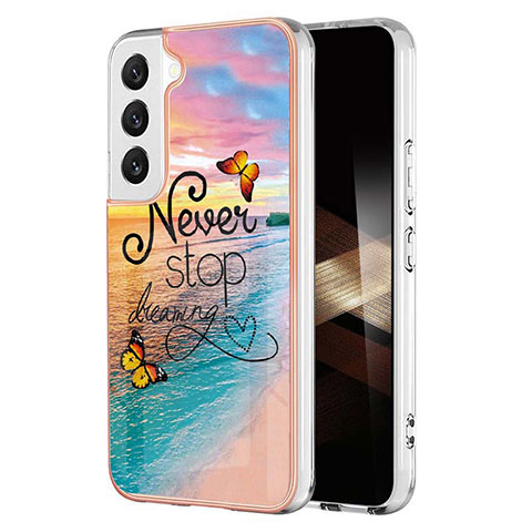 Coque Silicone Motif Fantaisie Souple Couleur Unie Etui Housse Y10B pour Samsung Galaxy S24 Plus 5G Colorful