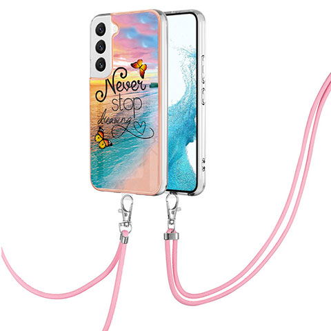 Coque Silicone Motif Fantaisie Souple Couleur Unie Etui Housse Y20B pour Samsung Galaxy S21 FE 5G Colorful