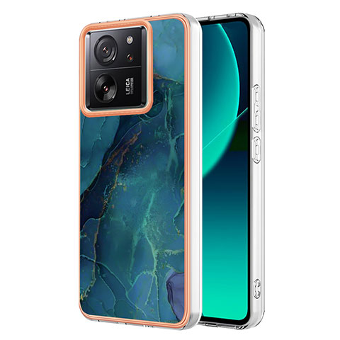 Coque Silicone Motif Fantaisie Souple Couleur Unie Etui Housse YB1 pour Xiaomi Redmi K60 Ultra 5G Vert