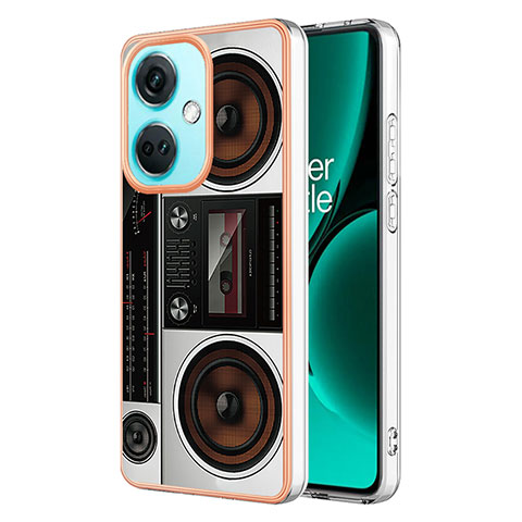 Coque Silicone Motif Fantaisie Souple Couleur Unie Etui Housse YB2 pour OnePlus Nord CE 3 5G Colorful