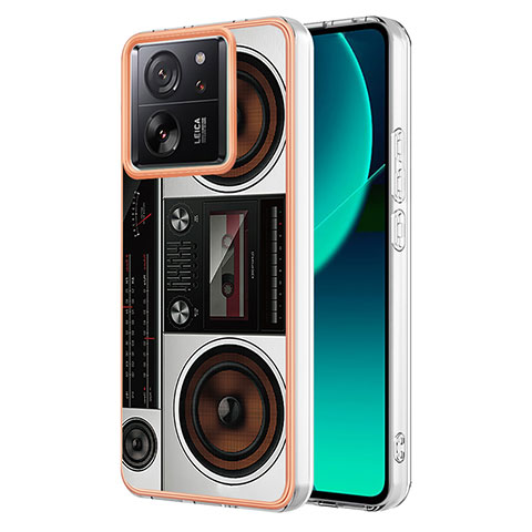 Coque Silicone Motif Fantaisie Souple Couleur Unie Etui Housse YB2 pour Xiaomi Mi 13T Pro 5G Colorful