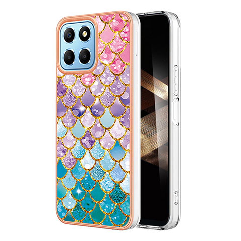 Coque Silicone Motif Fantaisie Souple Couleur Unie Etui Housse YB3 pour Huawei Honor X8b Colorful