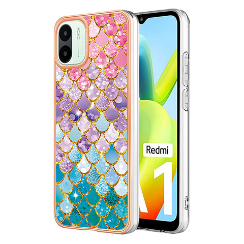 Coque Silicone Motif Fantaisie Souple Couleur Unie Etui Housse YB3 pour Xiaomi Poco C50 Colorful