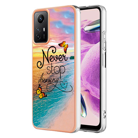 Coque Silicone Motif Fantaisie Souple Couleur Unie Etui Housse YB3 pour Xiaomi Redmi Note 12S Mixte