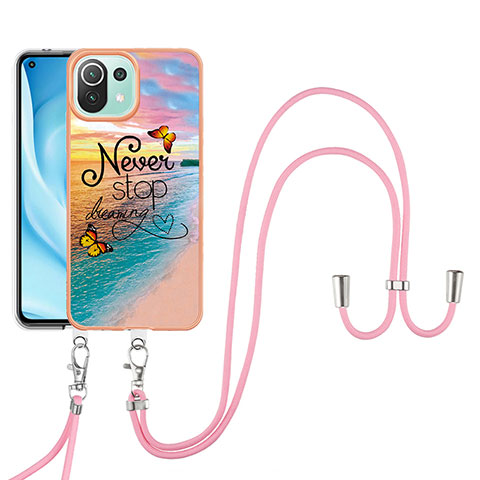 Coque Silicone Motif Fantaisie Souple Couleur Unie Etui Housse YB4 pour Xiaomi Mi 11 Lite 4G Mixte