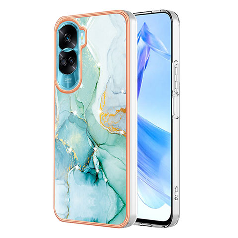 Coque Silicone Motif Fantaisie Souple Couleur Unie Etui Housse YB5 pour Huawei Honor 90 Lite 5G Vert