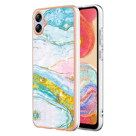 Coque Silicone Motif Fantaisie Souple Couleur Unie Etui Housse YB5 pour Samsung Galaxy A04E Colorful