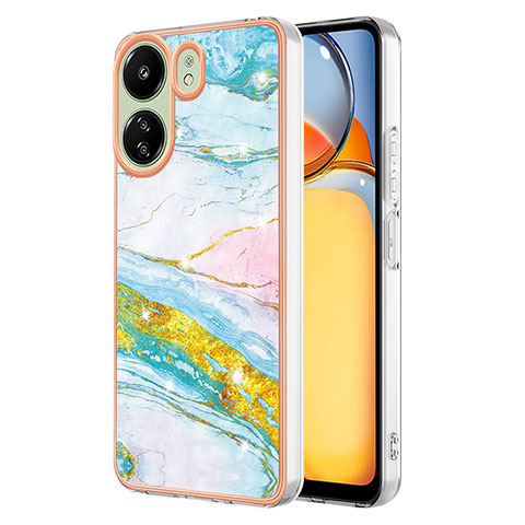 Coque Silicone Motif Fantaisie Souple Couleur Unie Etui Housse YB5 pour Xiaomi Poco C65 Colorful