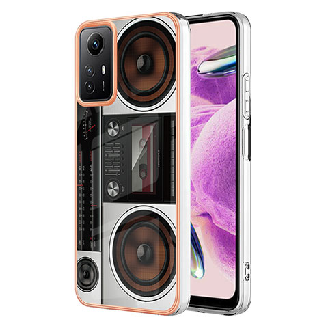 Coque Silicone Motif Fantaisie Souple Couleur Unie Etui Housse YB6 pour Xiaomi Redmi Note 12S Colorful