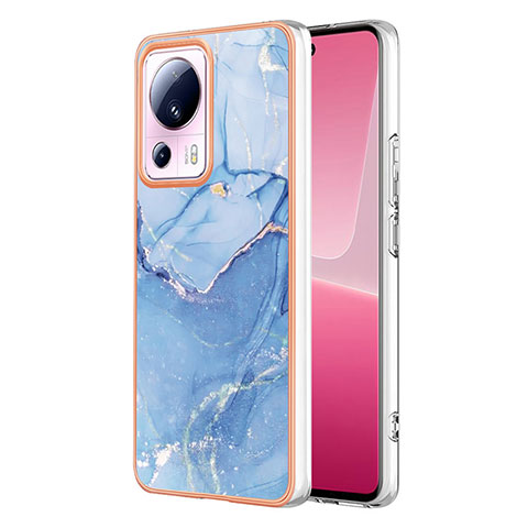 Coque Silicone Motif Fantaisie Souple Couleur Unie Etui Housse YB7 pour Xiaomi Civi 2 5G Bleu