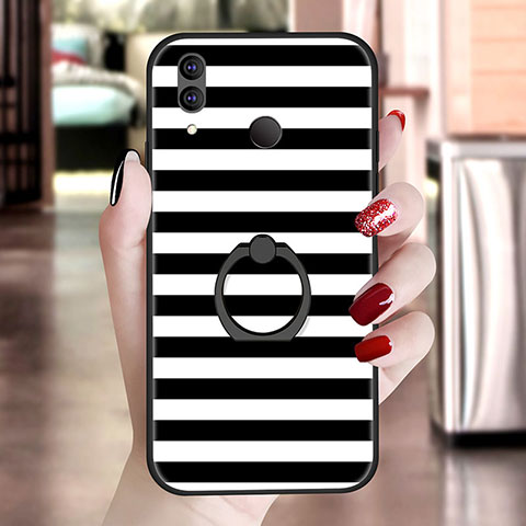 Coque Silicone Motif Fantaisie Souple Couleur Unie Housse Etui S04 pour Huawei Nova 3e Mixte