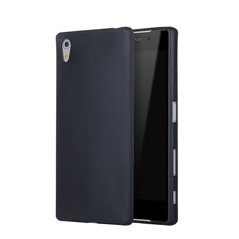 Coque Silicone Souple Mat pour Sony Xperia Z5 Noir