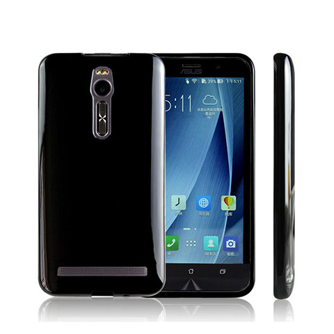 Coque Silicone Souple Transparente Vague S-Line pour Asus Zenfone 2 ZE551ML ZE550ML Noir