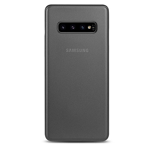 Coque Ultra Fine Mat Rigide Housse Etui Transparente P01 pour Samsung Galaxy S10 5G Gris