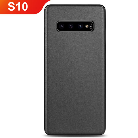 Coque Ultra Fine Mat Rigide Housse Etui Transparente P01 pour Samsung Galaxy S10 5G Noir