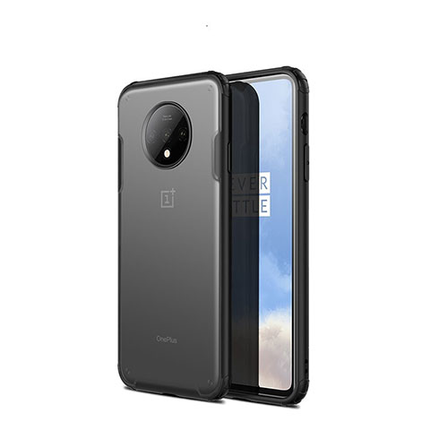 Coque Ultra Fine Mat Rigide Housse Etui Transparente pour OnePlus 7T Noir