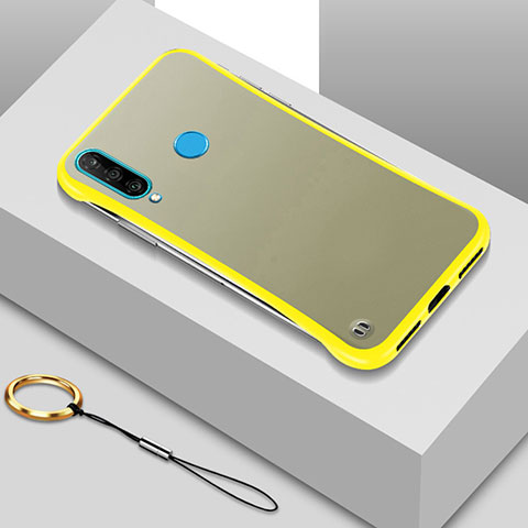 Coque Ultra Fine Plastique Rigide Etui Housse Transparente H01 pour Huawei P30 Lite XL Jaune