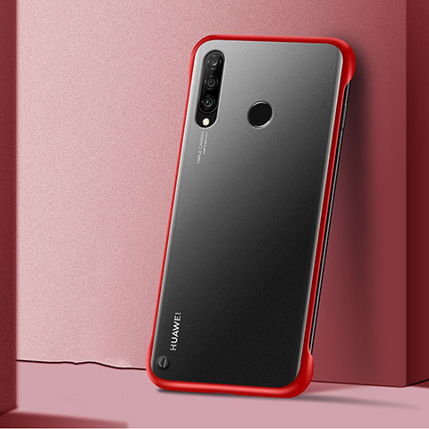 Coque Ultra Fine Plastique Rigide Etui Housse Transparente H02 pour Huawei Nova 4e Rouge