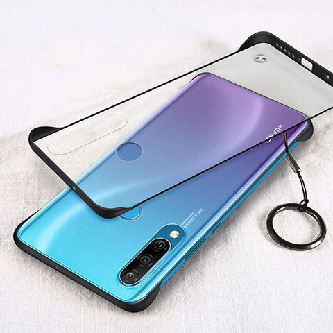 Coque Ultra Fine Plastique Rigide Etui Housse Transparente H03 pour Huawei Nova 4e Noir