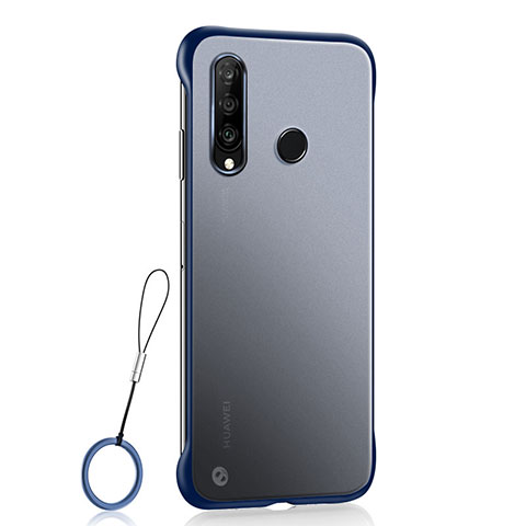 Coque Ultra Fine Plastique Rigide Etui Housse Transparente H05 pour Huawei Nova 4e Bleu