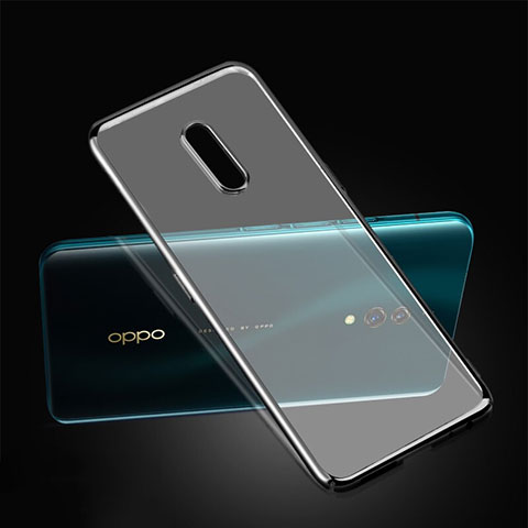 Coque Ultra Fine Plastique Rigide Etui Housse Transparente pour Oppo Realme X Noir