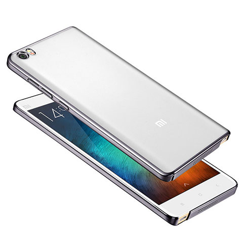 Coque Ultra Fine Plastique Rigide Etui Housse Transparente pour Xiaomi Mi Note Gris