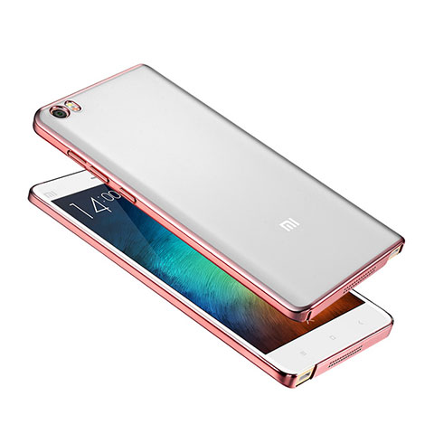 Coque Ultra Fine Plastique Rigide Etui Housse Transparente pour Xiaomi Mi Note Or Rose