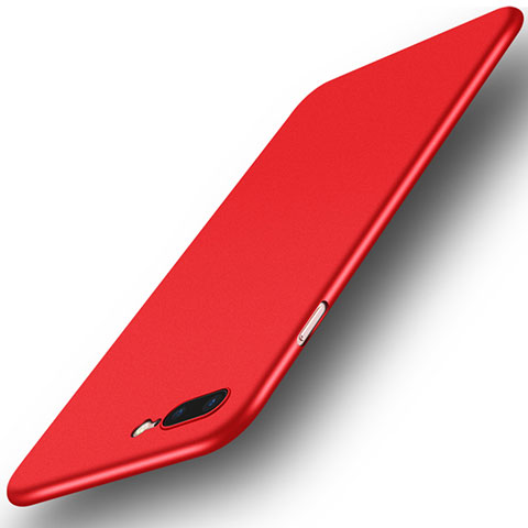 Coque Ultra Fine Plastique Rigide Etui Housse Transparente U01 pour Apple iPhone 8 Plus Rouge