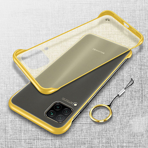 Coque Ultra Fine Plastique Rigide Etui Housse Transparente U01 pour Huawei P40 Lite Jaune