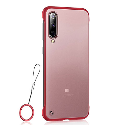 Coque Ultra Fine Plastique Rigide Etui Housse Transparente U01 pour Xiaomi Mi 9 Pro 5G Rouge