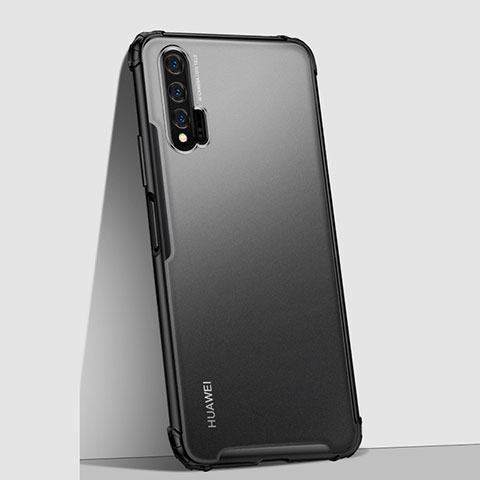 Coque Ultra Fine Plastique Rigide Etui Housse Transparente U02 pour Huawei Nova 6 Noir