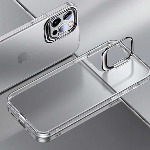 Coque Ultra Fine Plastique Rigide Etui Housse Transparente U08 pour Apple iPhone 15 Pro Blanc