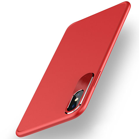 Coque Ultra Fine Plastique Rigide pour Apple iPhone Xs Rouge