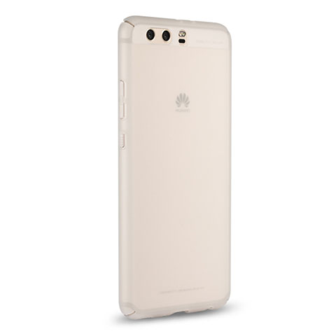 Coque Ultra Fine Plastique Rigide Transparente pour Huawei P10 Blanc