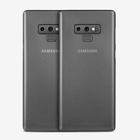 Coque Ultra Fine Plastique Rigide Transparente T01 pour Samsung Galaxy Note 9 Gris