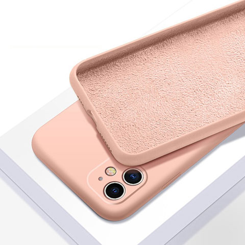 Coque Ultra Fine Silicone Souple 360 Degres Housse Etui C01 pour Apple iPhone 11 Rose