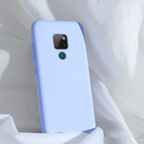 Coque Ultra Fine Silicone Souple 360 Degres Housse Etui C01 pour Huawei Mate 20 Bleu Ciel